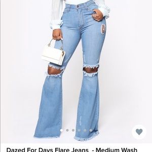 Flare out blue jeans | NEVER WORN Size 11